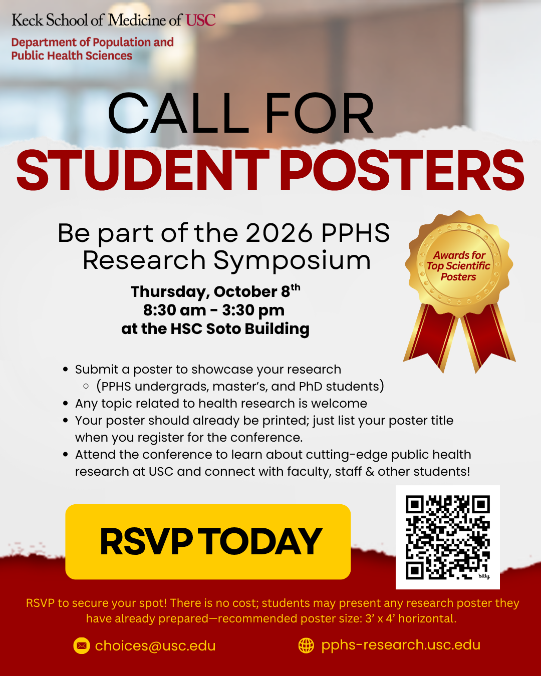Call for Student Posters